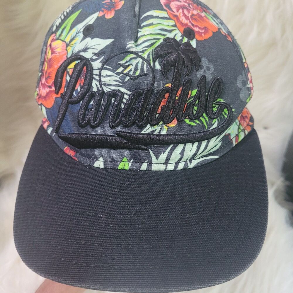 NEFF Paradise Palm Trees Hawaiian SnapBack Hat